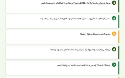 النشرة الصحفية الفلاحية — 07/06/2026