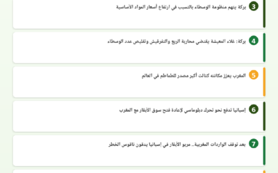 النشرة الصحفية الفلاحية — 14/06/2026
