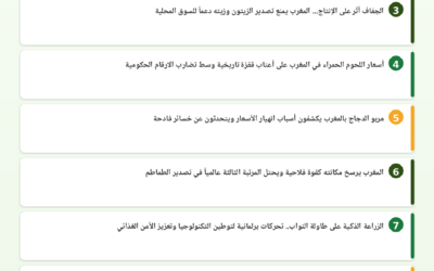 النشرة الصحفية الفلاحية — 20/06/2026