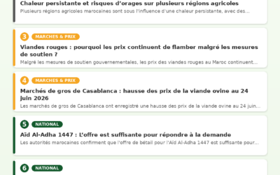 Revue de Presse Agricole — 26/06/2026