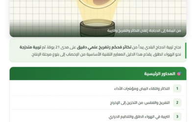 تربية الدجاج البلدي: من التفريخ إلى الإنتاج — دليل تقني CAGOR