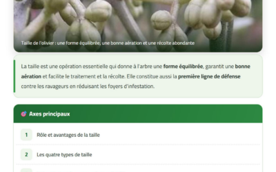 Taille de l&rsquo;olivier — Guide technique CAGOR