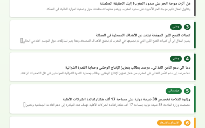 النشرة الصحفية الفلاحية — 08/07/2026