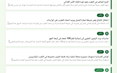 النشرة الصحفية الفلاحية — 19/07/2026