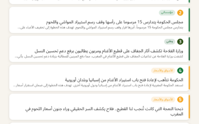 النشرة الصحفية الفلاحية — 22/07/2026
