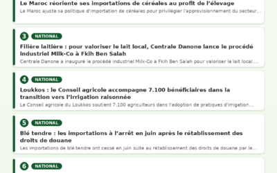 Revue de Presse Agricole — 03/07/2026
